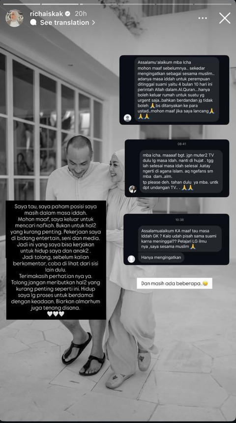 IG Story Rischa Novisha