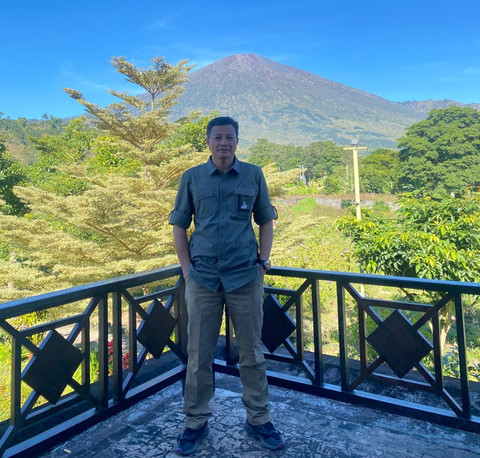Pj Pencarian, Pertolongan dan Evakuasi (P2E) Balai TN Gunung Rinjani, Gde Agus Mastika. Dok: Ist.