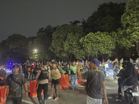 Situasi terkini di depan TMP Kalibata, Jakarta Selatan, Kamis (11/12/2025). Foto: Fadhil Pramudya/kumparan