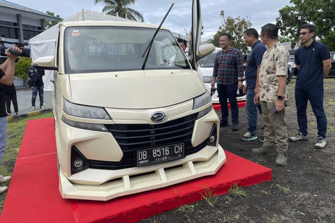 Suasana pembukaan Daihatsu Kumpul Sahabat Bitung 2025, Sulawesi Utara, Sabtu (13/12/2025).  Foto: Sena Pratama/kumparan