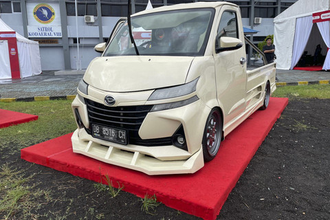 Suasana pembukaan Daihatsu Kumpul Sahabat Bitung 2025, Sulawesi Utara, Sabtu (13/12/2025).  Foto: Sena Pratama/kumparan