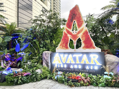 The Avatar: Fire and Ash Experience di The Space, Senayan City, Jakarta.  Foto: Salsha Okta Fairuz/kumparan