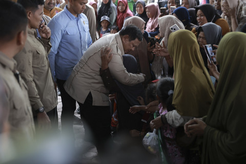 Sambutan warga Takengon dan Bener Meriah untuk Prabowo. Foto: Dok. Bakom RI