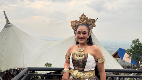 Penari di Obelix Hilss, Kartika. Foto: Arif Ute/Pandangan Jogja