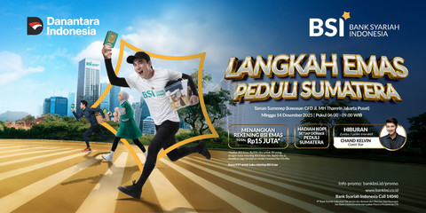 BSI Gelar Langkah Emas Peduli Sumatera saat CFD. 