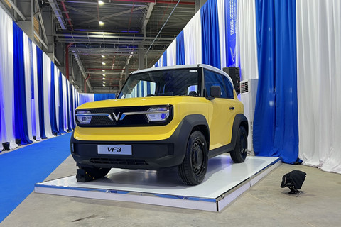 VinFast resmikan fasilitas produksi mobil listrik di Subang Jawa Barat, Senin (15/12/2025). Foto: Laras Kiranasari/kumparan