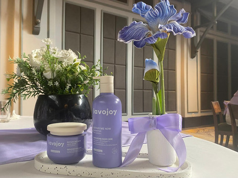 Lavojoy rilis Repair Me Now Series untuk atasi rambut rusak. Foto: Lavojoy