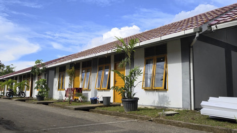 Warga terdampak bencana di Sumbar menempati huntara di Kampung Nelayan, Kelurahan Lubuk Buaya, Kecamatan Koto Tengah. Foto: Dok. Bakom RI