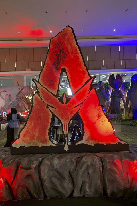 Gala premiere Avatar: Fire And Ash di XXI Gandaria City.  Foto: Vincentius Mario/kumparan