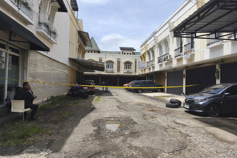 Lokasi penemuan benda diduga bom di ruko ITC Kosambi Bandung, Jumat (19/12/2025). Foto: Linda Lestari/kumparan