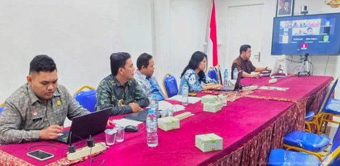 Rapat Pengharmonisasian, Pembulatan, dan Pemantapan Konsepsi terhadap dua Rancangan Peraturan Bupati (Raperbup) Sintang. Foto: Dok Kanwil Kemenkum Kalbar