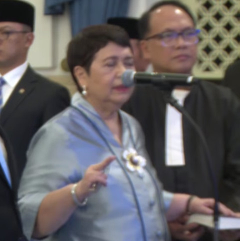Pelantikan Nurmala Kartini Sjahrir, Dubes RI untuk Jepang, oleh Presiden Prabowo, Jumat (19/12/2025). Foto: Youtube/Sekretariat Presiden