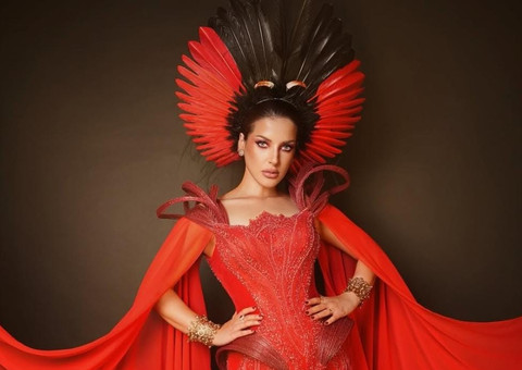 Tasya Farasya cosplay Varang, karakter di film Avatar. Foto: Instagram @tasyafarasya