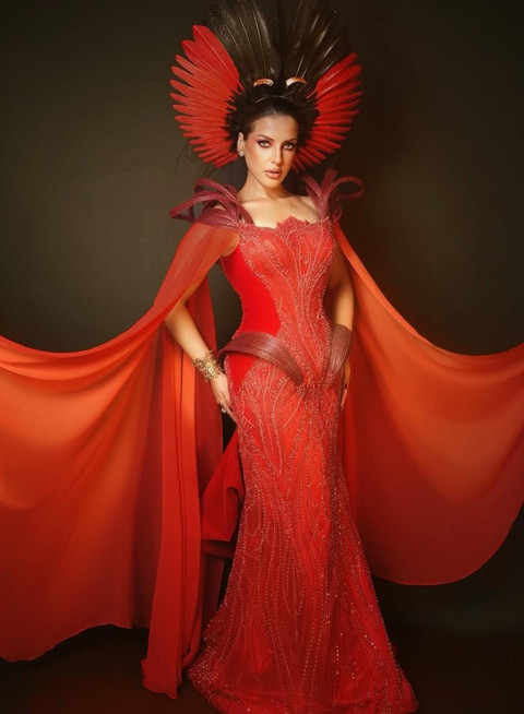 Tasya Farasya cosplay Varang, karakter di film Avatar. Foto: Instagram @tasyafarasya