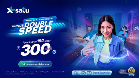Dengan harga Rp 200 ribuan per bulan dan pilihan kecepatan hingga 1 Gbps, bangun koneksi keluarga bersama XL SATU. Foto: dok. XL SATU