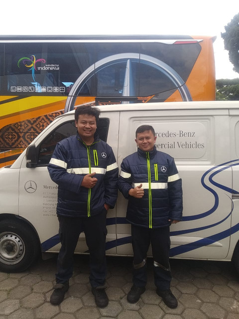 Fasilitas servis DCVI jelang libur Natal dan Tahun Baru 2025. Foto: Daimler