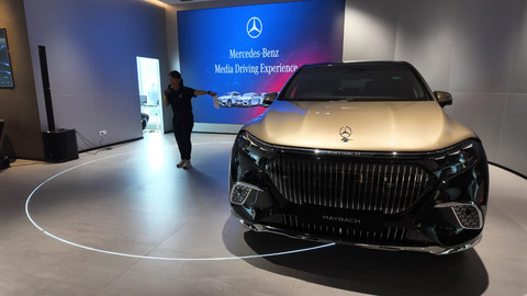 Mercedes-Benz Maybach EQS 680 SUV listrik. Foto: Fitra Andrianto/kumparan