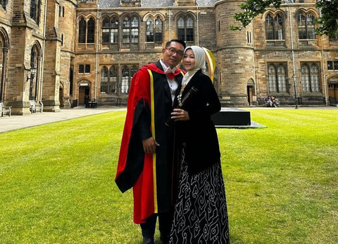 Potret Atalia Praratya dan Ridwan Kamil. Foto: Instagram @ataliapr