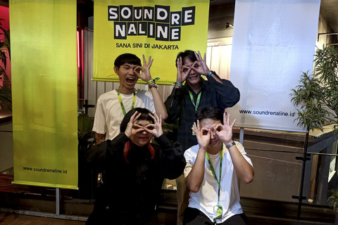 Lips!! tampil di Soundrenaline 2025, Krapela, Jakarta Selatan, Jumat (19/12/2025). Foto: Giovanni/kumparan