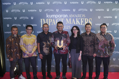 Telkomsel meraih penghargaan Impact in Building Inclusive AI and 5G Ecosystems dalam ajang kumparan Awards Impact Makers 2026. Foto: Dok. Jakarta Foto