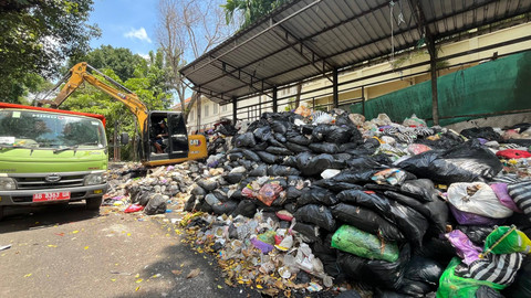 Ilustrasi timbulan sampah di depo sampah Yogya. Foto: Pandangan Jogja/Gigih Imanadi Darma