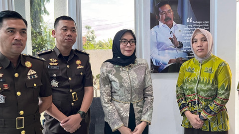 Kepala Kejaksaan Negeri Lampung Tengah, Rita Susantinya. | Foto: Sinta Yuliana/Lampung Geh