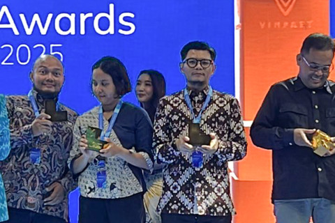kumparan mendapat penghargaan Best Product Coverage di VinFast Creator Awards 2025. Foto: Fitra Andrianto/kumparan