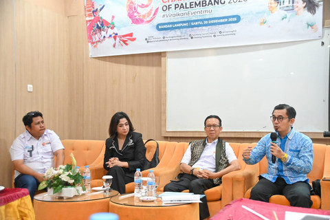 Dinas Pariwisata Kota Palembang dan Travel Agent Media Gathering Charming Events Of Palembang 2026. | Foto: Istimewa