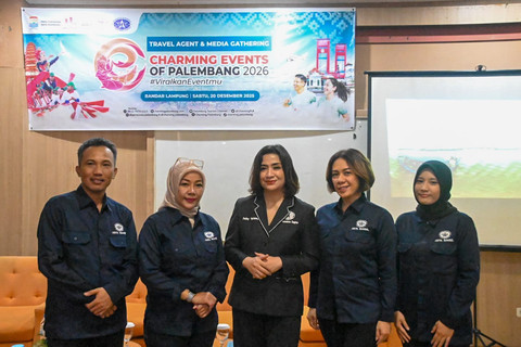 Dinas Pariwisata Kota Palembang dan Travel Agent Media Gathering Charming Events Of Palembang 2026. | Foto: Istimewa