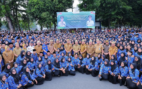 Pelantikan 2.037 PPPK Paruh Waktu angkatan 2025 pada Senin, 22 Desember 2025 di Rumah Dinas Wali Kota Palembang/ist. 