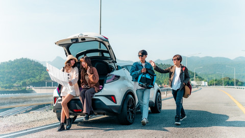 Ilustrasi road trip bersama sahabat. Foto: CandyRetriever/Shutterstock
