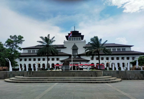 Halaman depan Gedung Sate foto 22/12/2025 (Foto: Dokumen Penulis)