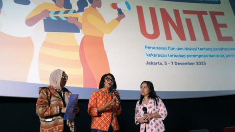 Penayangan film UNiTE Short Film Fellowship. Foto: Dedi Maryanto/UNIC Indonesia