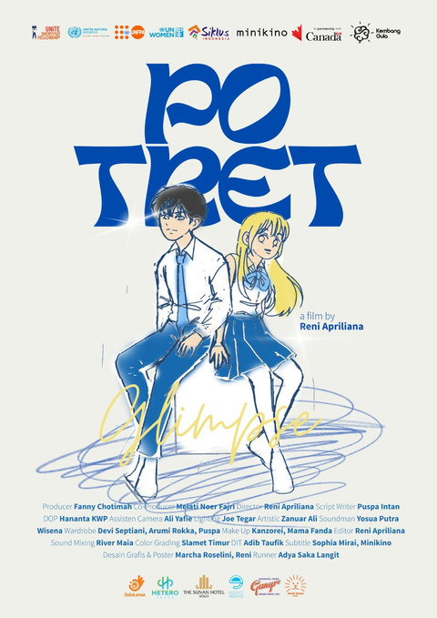 Poster film Potret. Foto: UNiTE Short Film Fellowship