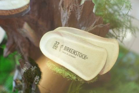 Tampilan footbed Birkenstock.  Foto: Birkenstock