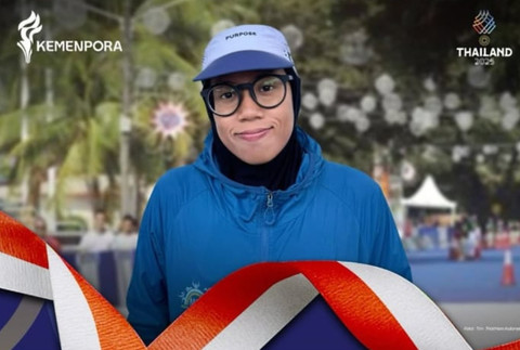 Dea Salsabila Putri raih medali emas cabor modern pentathlon. Foto: Instagram @kemenpora