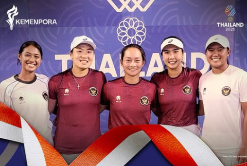 Tim teni putri Indonesia. Foto: Instagram @kemenpora