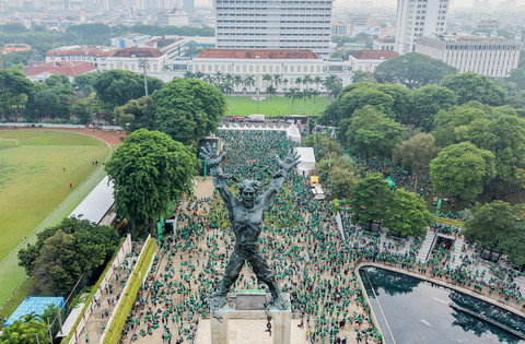 MILO ACTIV Indonesia Race 2025 Jakarta International 10K Kembali ke Monas, 25.000 Pelari Hijaukan Jakarta. Foto: Dok. Nestle Indonesia