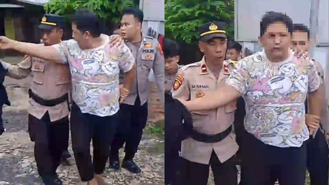 Pelaku pembacokan yang berhasil ditangkap. | Foto: Istimewa