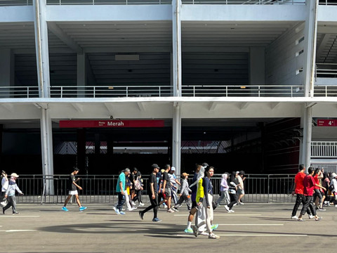 Suasana Stadion Utama Gelora Bung Karno, Jakarta Pusat, Minggu (28/12/2025). Foto: Rayyan Farhansyah/kumparan