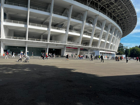 Suasana Stadion Utama Gelora Bung Karno, Jakarta Pusat, Minggu (28/12/2025). Foto: Rayyan Farhansyah/kumparan