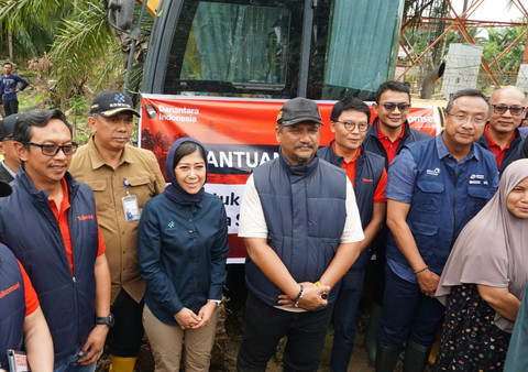 Bantuan bencana untuk Aceh Tamiang dari Telkomsel dan Komdigi. Foto: Telkomsel.