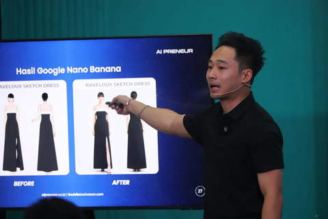 AI Content Creator & Business Practitioner Freddie Kashawan. Foto: Iqbal Firdaus/kumparan
