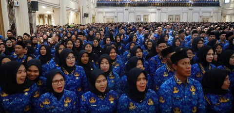 Ilustrasi Perjanjian Kerja (PPPK) saat dilantik, Kamis (5/6/2025). Foto : Humas Pemprov Sumsel