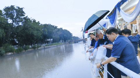Sedekah Sungai Samator di bulan Ramadan, Maret 2025. Foto: Dok. Samator