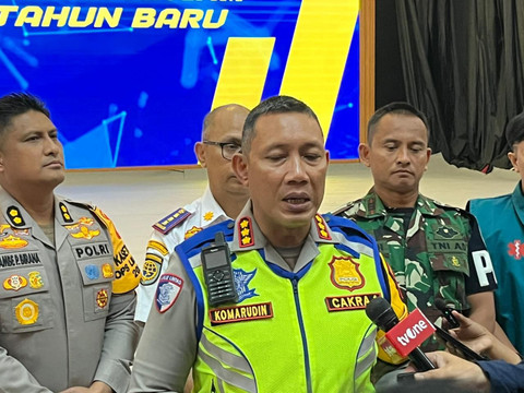 Dirlantas Polda Metro Jaua Kombes Komarudin di PTIK, Jakarta Selatan, Selasa (30/12/2025). Foto: Rayyan Farhansyah/kumparan