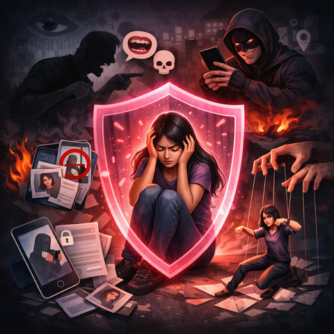 Keamanan digital bukan bonus, ia adalah fondasi penting bagi kesetaraan gender (Gambar: ChatGPT Image)