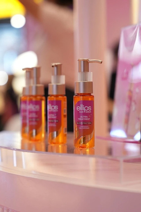 Ellips meluncurkan produk terbaru, Ellips Hair Serum Ultra Treatment. Foto: Ellips