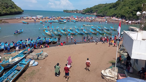 Suasana pantai di Gunungkidul. Foto: Pemkab Gunungkidul