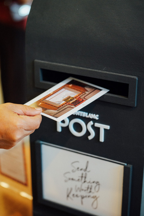 Post card activity. Foto: dok. Montblanc Indonesia